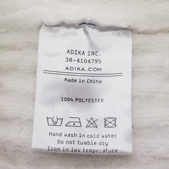 Adika Cream Button Up V-Neck Cardigan Sweater - Picture 5 of 5